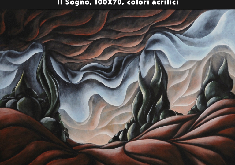 8 Il Sogno, 100X70, colori acrilici